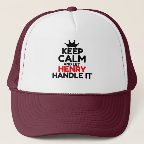 HENRY TRUCKER HAT
