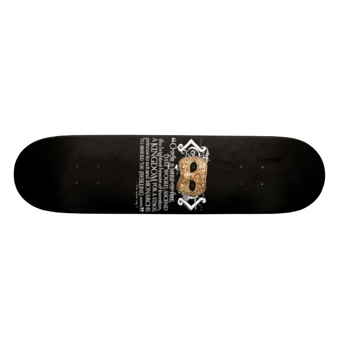 Henry V Quote Skate Deck