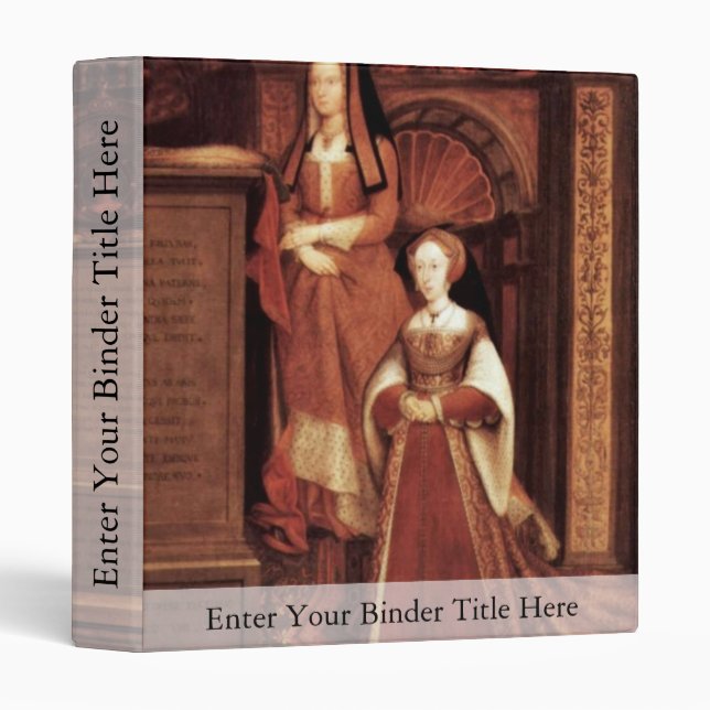 Henry Vii, Elizabeth Of York, Henry Viii And Jane Binder (Front/Spine)