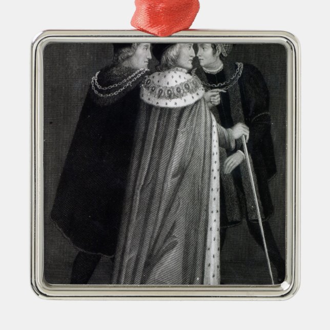 Henry VII Metal Ornament (Front)
