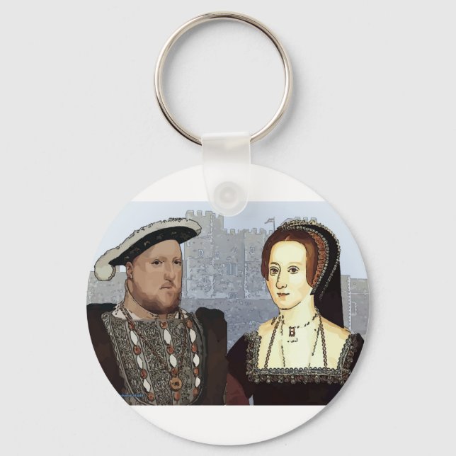 Henry VIII and Ann Boleyn Keychain (Front)