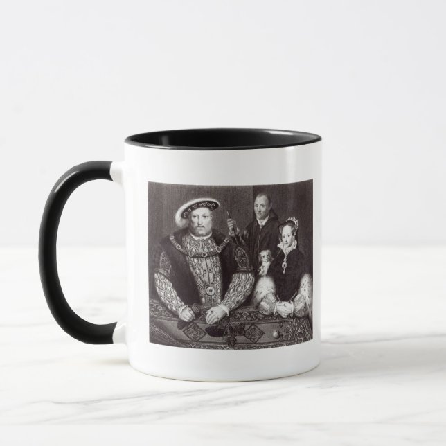 Henry VIII, his daughter Queen Mary Mug (Left)