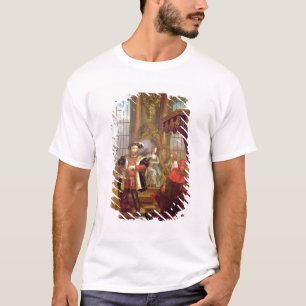Henry VIII introducing Anne Boleyn at court T-Shirt