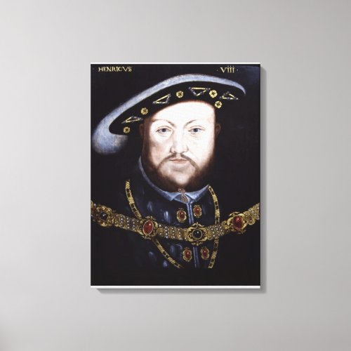 HENRY VIII KING OF ENGLAND CANVAS