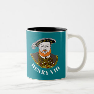 Henry Viii King of England Tudor Ruler Two-Tone Coffee Mug