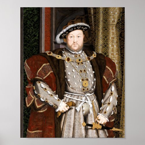 Henry VIII Of England Poster