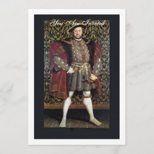 Henry VIII Portrait Invitation