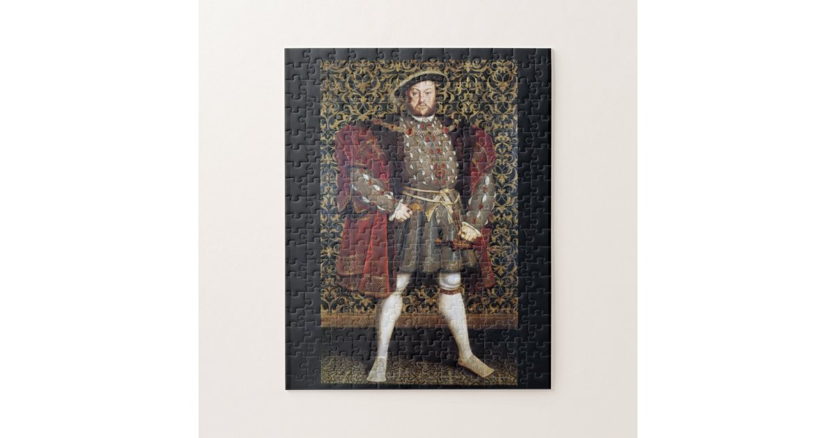 Henry VIII Portrait Jigsaw Puzzle Zazzle