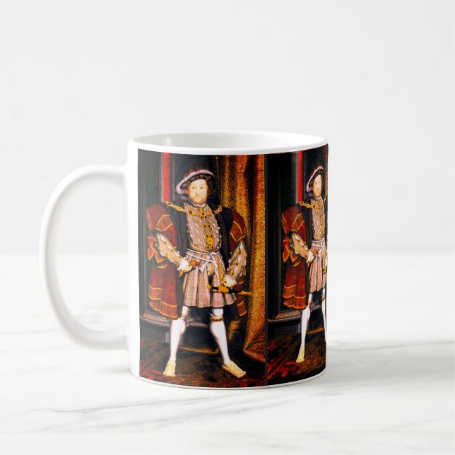 Henry VIII Tudors History King England six Wives Coffee Mug (Left)