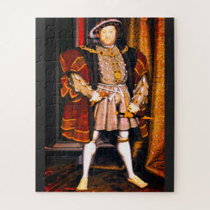 Henry VIII Tudors History King England six Wives J Jigsaw Puzzle