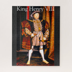 Henry VIII Tudors History King England six Wives Jigsaw Puzzle