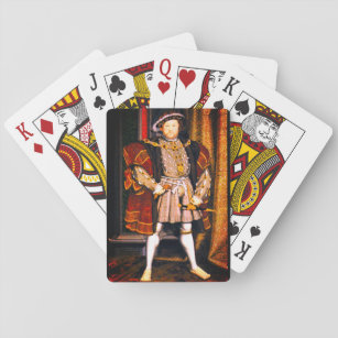 Henry VIII Tudors History King England six Wives  Playing Cards