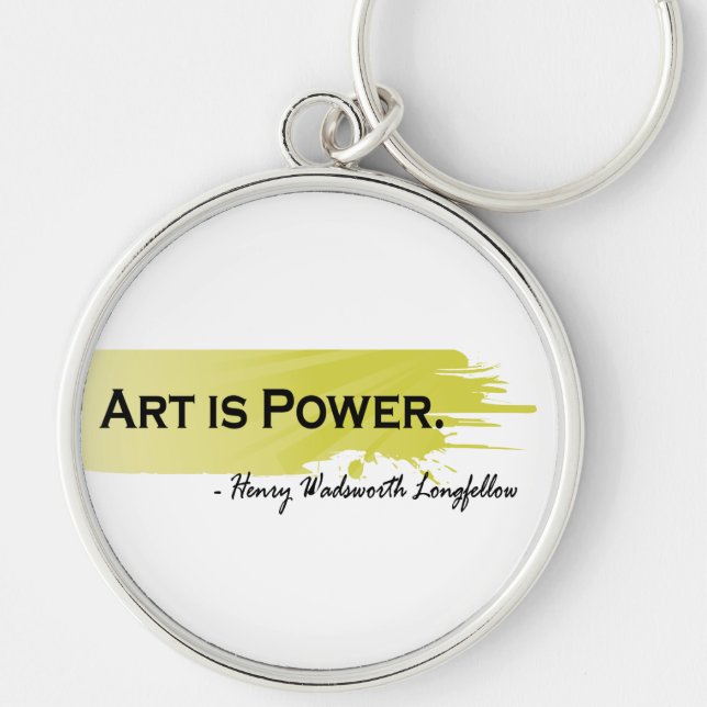 Henry Wadsworth Longfellow Keychain (Front)