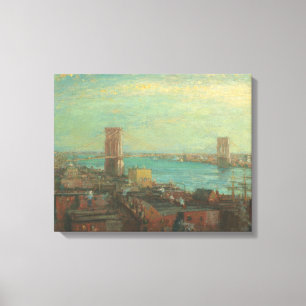 Henry Ward Ranger - Brooklyn Bridge Canvas Print