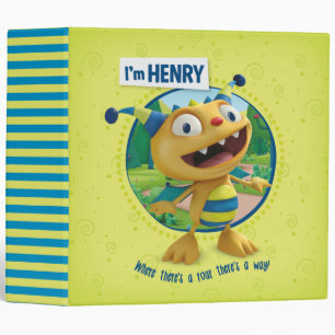 Henry - Where there's a roar there's a way! 3 Ring Binder