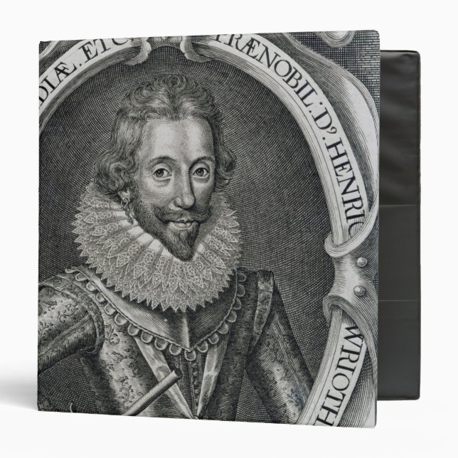 Henry Wriothesley, 3rd Earl of Southampton, 1617 3 Ring Binder (Front/Inside)
