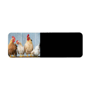 Hens and Chicks Label