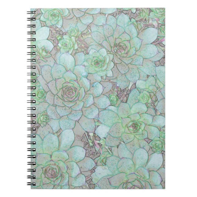 Hens And Chicks Notebook (Front)