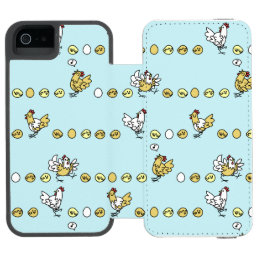 Hens, Chicks, and Eggs iPhone SE/5/5s Wallet Case