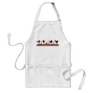 Hens in a Row - Apron