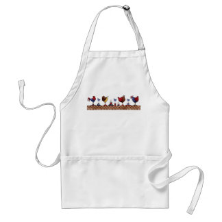 Hens in a Row - Apron