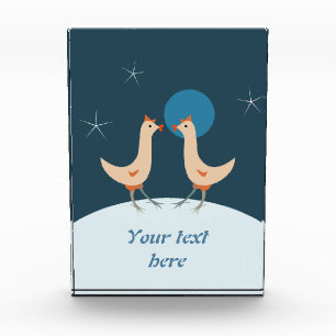 Hens Night Party Funny Chicken Moon Award