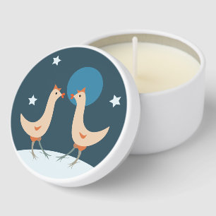 Hens Night Party Funny Chicken Moon Mini Candle Favors
