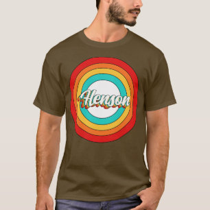 Henson Name Shirt Vintage Henson Circle