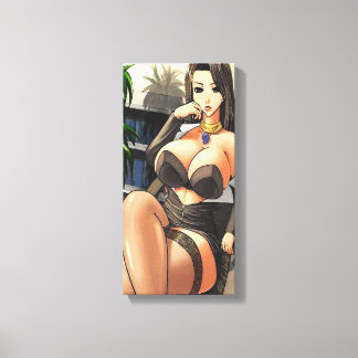 Hentai Office Lady Canvas Print