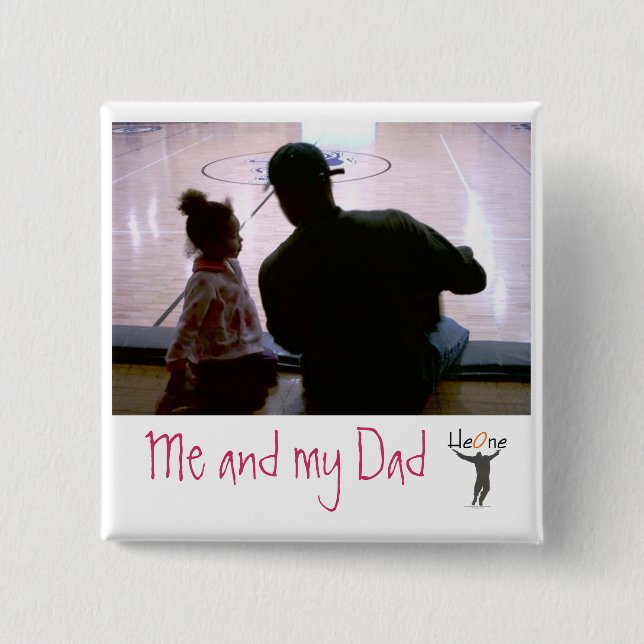 "HeOne Brand" Pinback Button (Front)