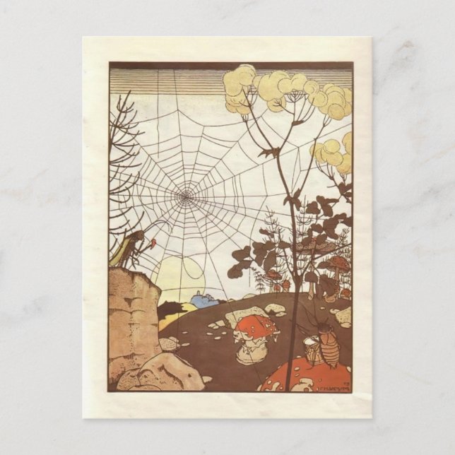 Heorhiy Narbut- 'Fairy Tales: Teremok. Mizgir' Postcard (Front)