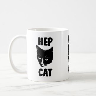 Hep Cat Fun Tuxedo Cat Photo Slogan Fun
