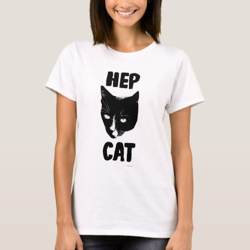 Hep Cat Fun Tuxie Cat Photo T_Shirt
