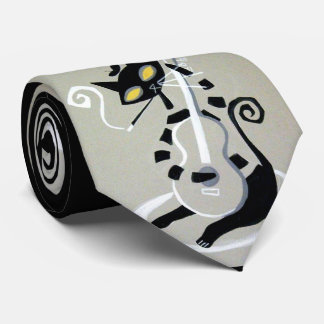 hep cat print neck tie
