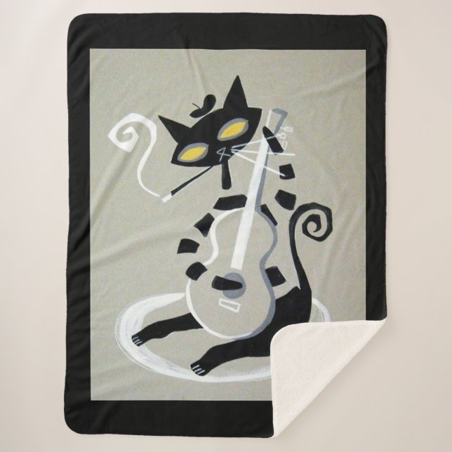 hep cat sherpa blanket (Front)