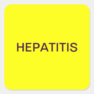 Hepatitis Medical Chart Labels