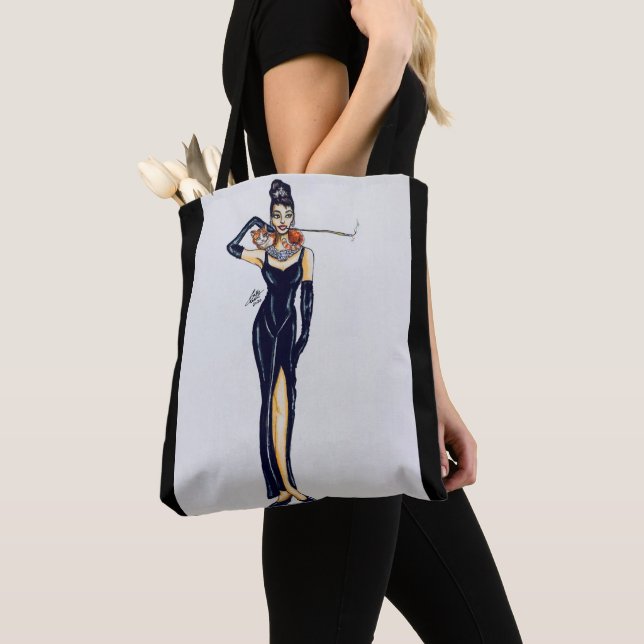 Hepburn At Tiffany's Tote (Close Up)