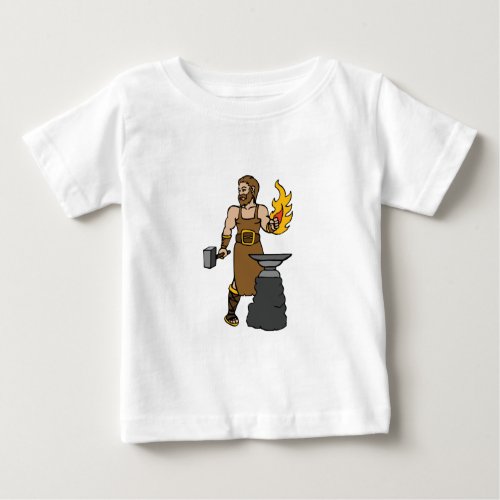 Hephaestus greek god blacksmith baby T_Shirt