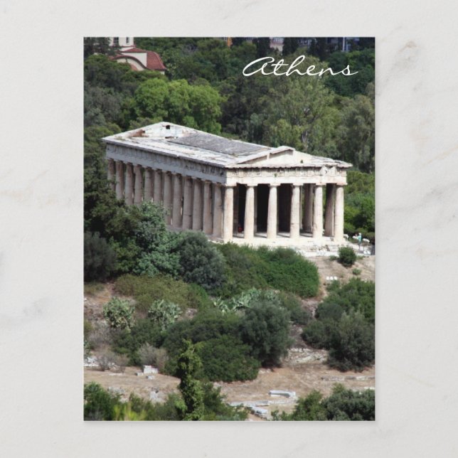 hephaestus view athens postcard (Front)