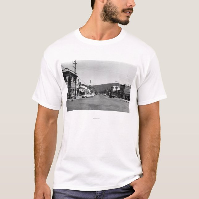 Heppner, Oregon Main Street View Photograph T-Shirt (Front)