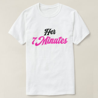 Her 7 Minutes Cute Matching Couple Men T-Shirt