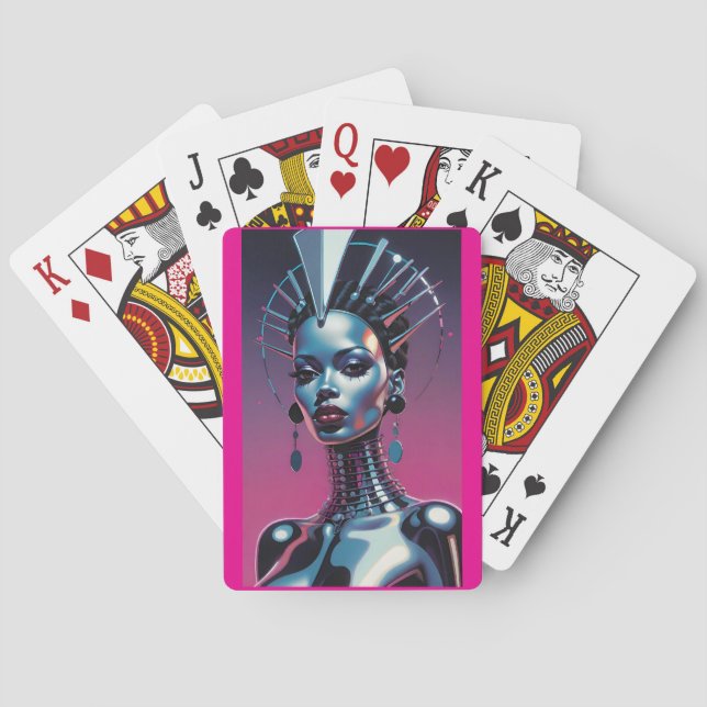 Her Beauty Was Indistinguishable Poker Cards (Back)