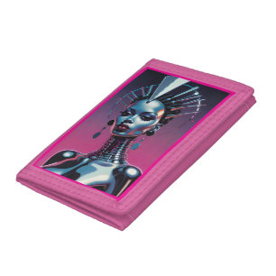 Her Beauty Was Indistinguishable Tri-fold Wallet