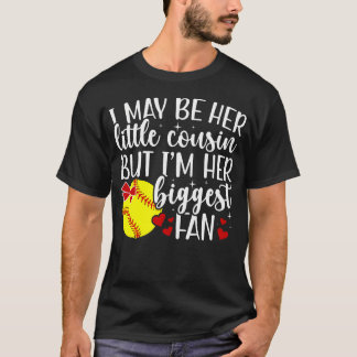 Her Biggest Fan Softball Cousin Of A Softball Play T-Shirt