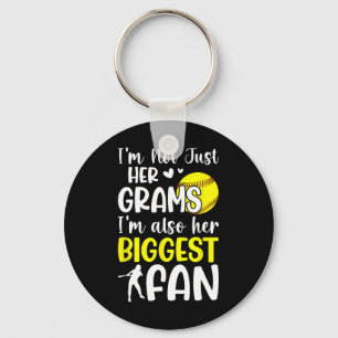 Her Biggest Fan Softll Grams Of A Softll Player _1 Keychain
