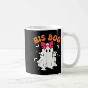 Her Boo & His Boo Funny Matching Halloween Cou Coffee Mug
