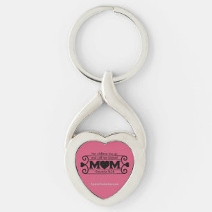Her children call her blessed Mother's Day Keychain