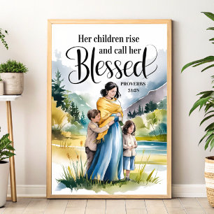 Her Children Rise – Christian Wall Art for Women