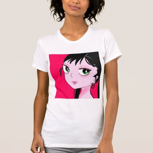 her coy appearance T_Shirt