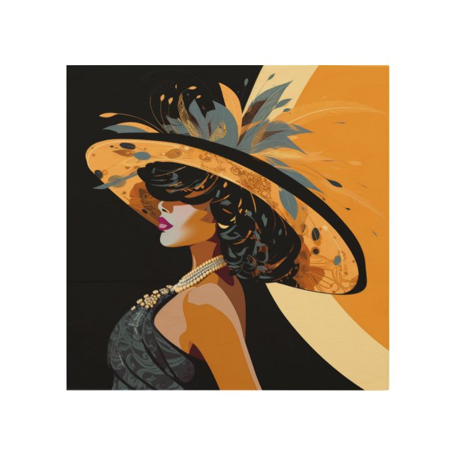 HER CROWN #1 WOOD WALL ART (Front)